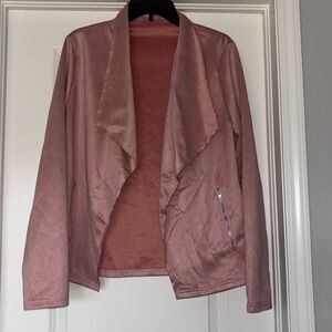 Faux Suede moto jacket